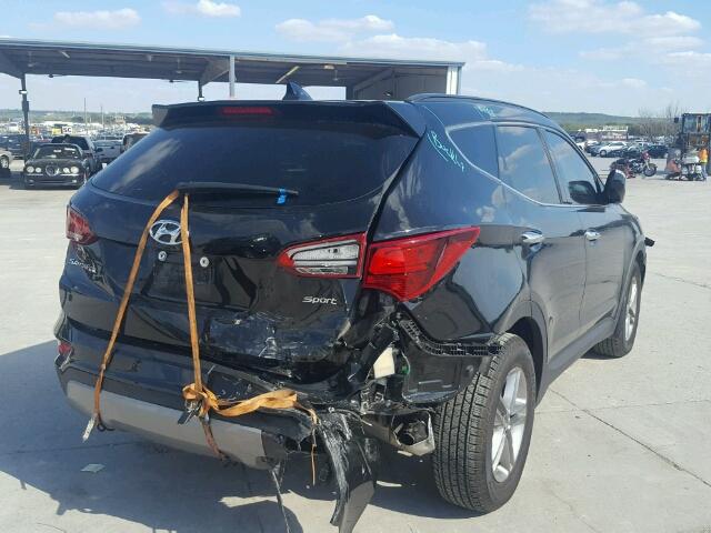 5XYZU3LB7HG464225 - 2017 HYUNDAI SANTA FE S 黑色 照片 4