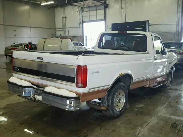 1FTEF14H7SNB65303 - 1995 FORD F150 WHITE photo 4