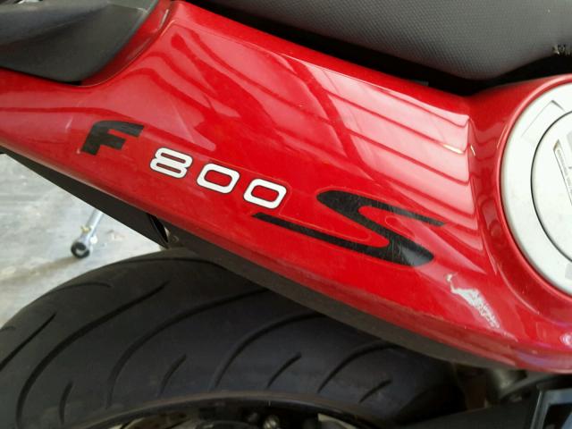 WB10226097ZP00096 - 2007 BMW F800 S RED photo 9