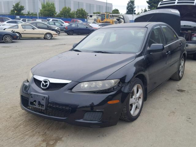 1YVHP80DX65M62538 - 2006 MAZDA 6 S BLACK photo 2