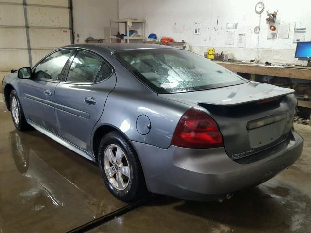 2G2WS522X51133607 - 2005 PONTIAC GRAND PRIX GRAY photo 3
