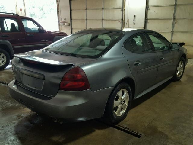 2G2WS522X51133607 - 2005 PONTIAC GRAND PRIX GRAY photo 4