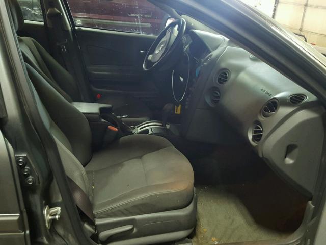 2G2WS522X51133607 - 2005 PONTIAC GRAND PRIX GRAY photo 5