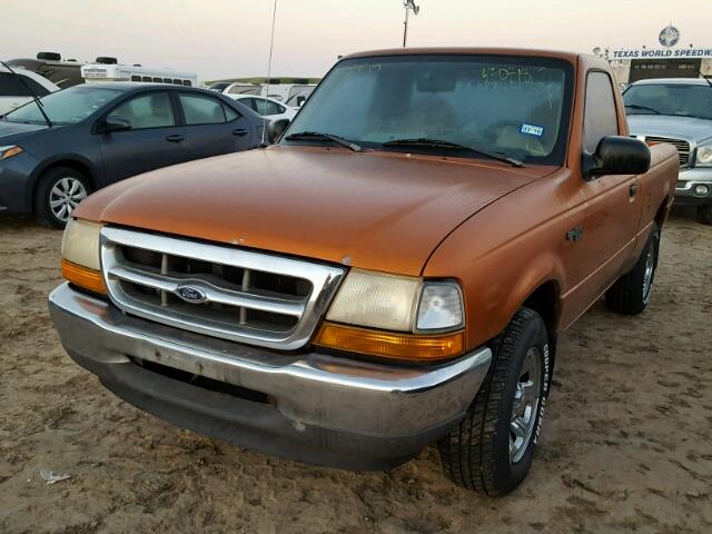 1FTYR10V4YPA83963 - 2000 FORD RANGER ORANGE photo 2