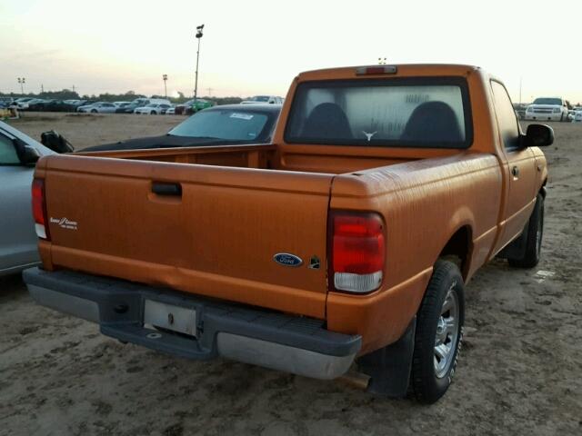 1FTYR10V4YPA83963 - 2000 FORD RANGER ORANGE photo 4