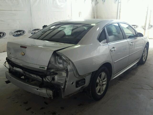 2G1WF5E36C1150916 - 2012 CHEVROLET IMPALA SILVER photo 4