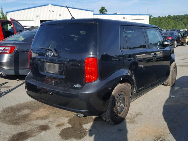 JTLKE50E381010065 - 2008 SCION XB BLACK photo 4