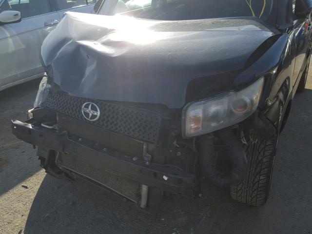 JTLKE50E381010065 - 2008 SCION XB BLACK photo 9