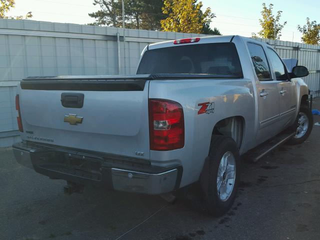 3GCPKTE37BG243381 - 2011 CHEVROLET SILVERADO SILVER photo 4