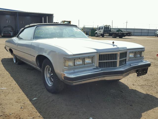 2R67S5P214642 - 1975 PONTIAC GRANDVILLE SILVER photo 1