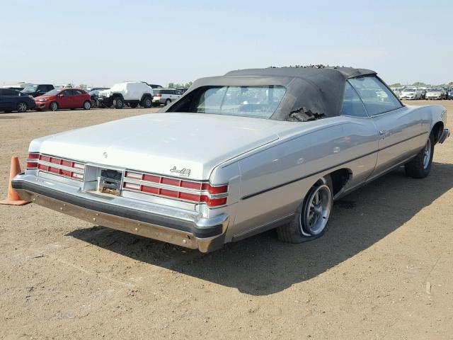 2R67S5P214642 - 1975 PONTIAC GRANDVILLE SILVER photo 4