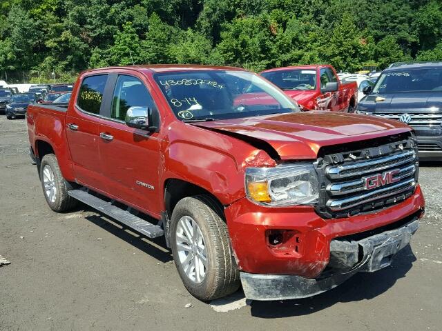 1GTG6DE34G1312947 - 2016 GMC CANYON SLT RED photo 1