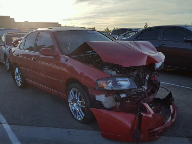 3N1AB51D85L450764 - 2005 NISSAN SENTRA SE- RED photo 1