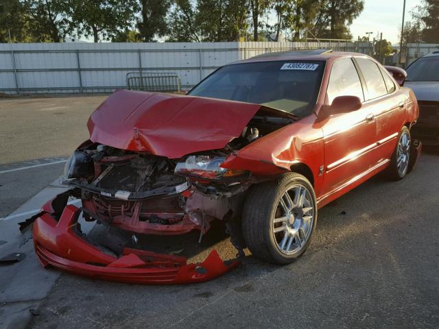 3N1AB51D85L450764 - 2005 NISSAN SENTRA SE- RED photo 2