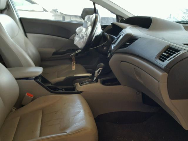 2HGFB2F98CH516470 - 2012 HONDA CIVIC EXL 黑色 照片 5