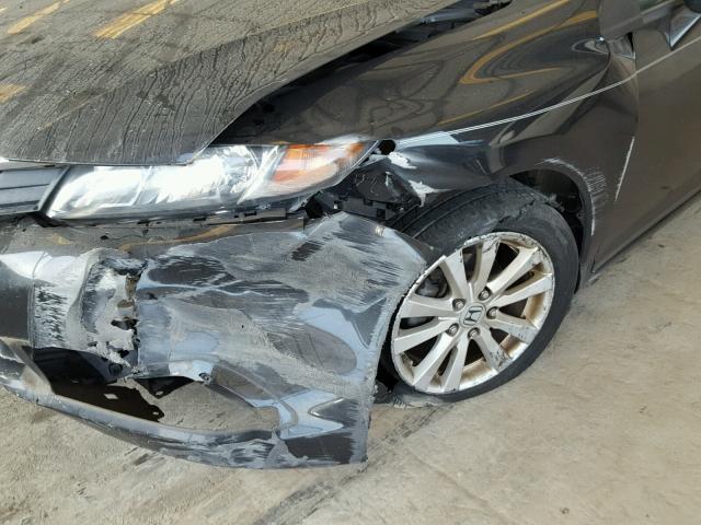 2HGFB2F98CH516470 - 2012 HONDA CIVIC EXL 黑色 照片 9
