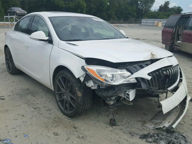 2G4GV5EK0F9256964 - 2015 BUICK REGAL WHITE photo 1