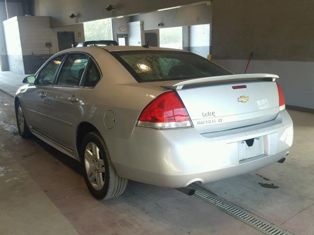 2G1WB5E31D1176675 - 2013 CHEVROLET IMPALA LT SILVER photo 3