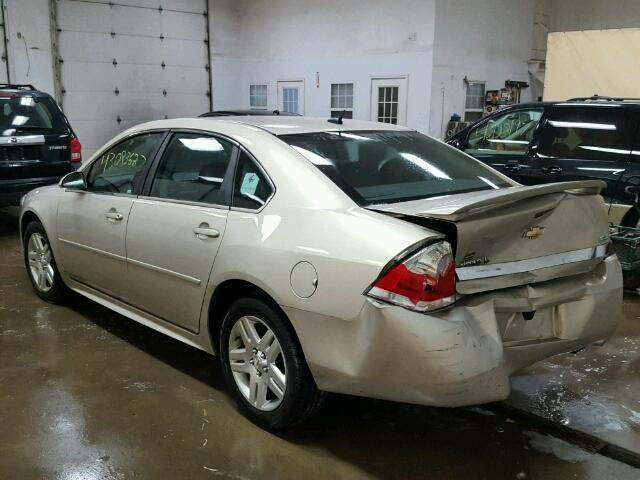 2G1WG5EK6B1255961 - 2011 CHEVROLET IMPALA TAN photo 3