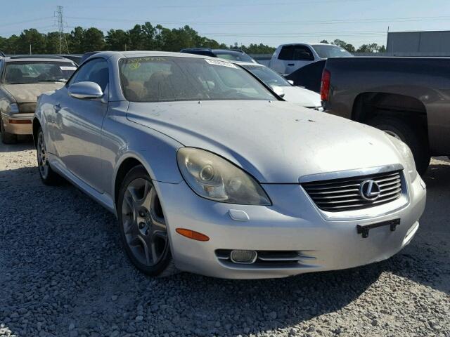 JTHFN45Y579012151 - 2007 LEXUS SC 430 SILVER photo 1