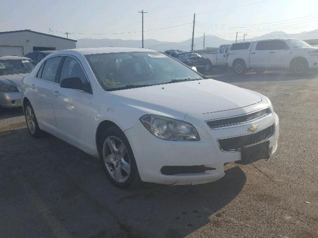 1G1ZA5EBXAF177450 - 2010 CHEVROLET MALIBU LS WHITE photo 1