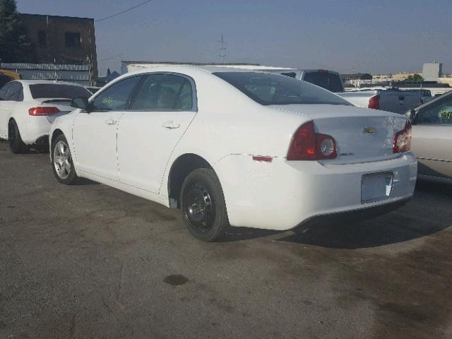 1G1ZA5EBXAF177450 - 2010 CHEVROLET MALIBU LS WHITE photo 3