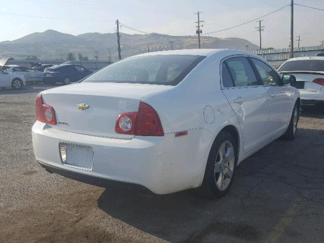 1G1ZA5EBXAF177450 - 2010 CHEVROLET MALIBU LS WHITE photo 4