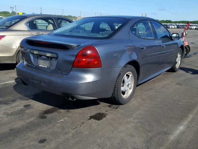 2G2WS522441260030 - 2004 PONTIAC GRAND PRIX GRAY photo 4
