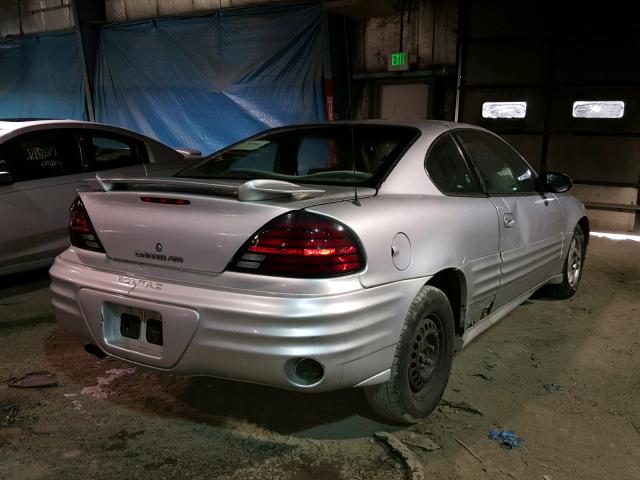 1G2NE12F42C248417 - 2002 PONTIAC GRAND AM S SILVER photo 4