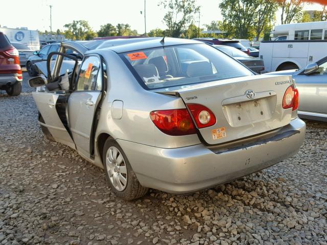 1NXBR32E44Z294960 - 2004 TOYOTA COROLLA CE SILVER photo 3