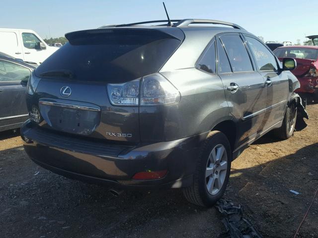 JTJHK31U482050915 - 2008 LEXUS RX 350 CHARCOAL photo 4