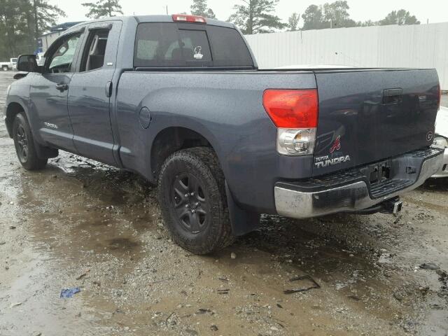 5TFRU54119X020399 - 2009 TOYOTA TUNDRA DOU BLUE photo 3