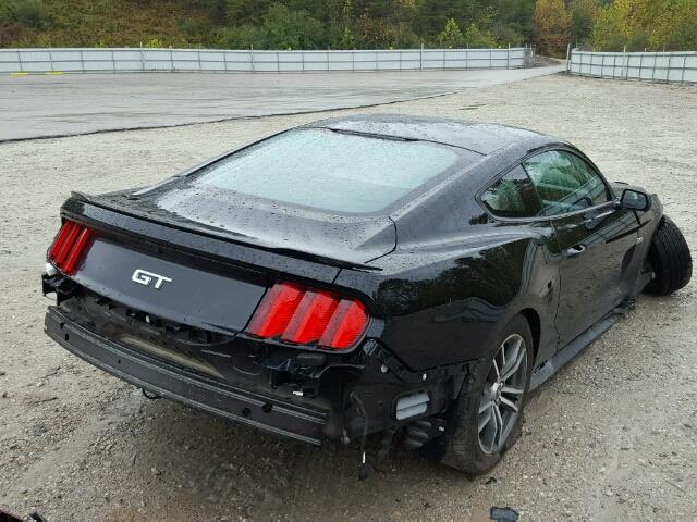 1FA6P8CF2H5343790 - 2017 FORD MUSTANG GT BLACK photo 4