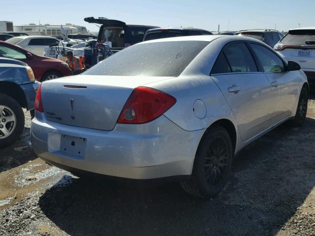 1G2ZG57B094208249 - 2009 PONTIAC G6 SILVER photo 4