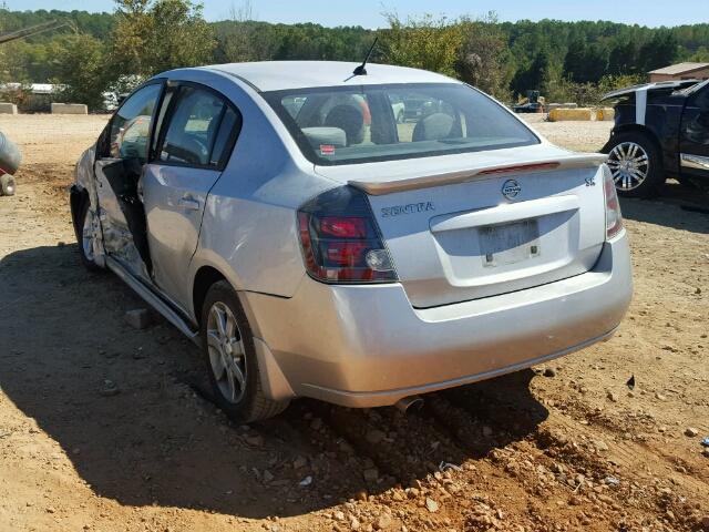 3N1AB6AP9AL610967 - 2010 NISSAN SENTRA 2.0 SILVER photo 3