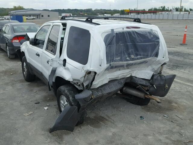 1FMYU02Z57KA86001 - 2007 FORD ESCAPE WHITE photo 3