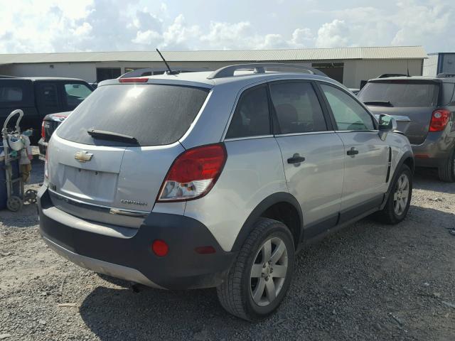 3GNAL2EK9CS539111 - 2012 CHEVROLET CAPTIVA SP SILVER photo 4