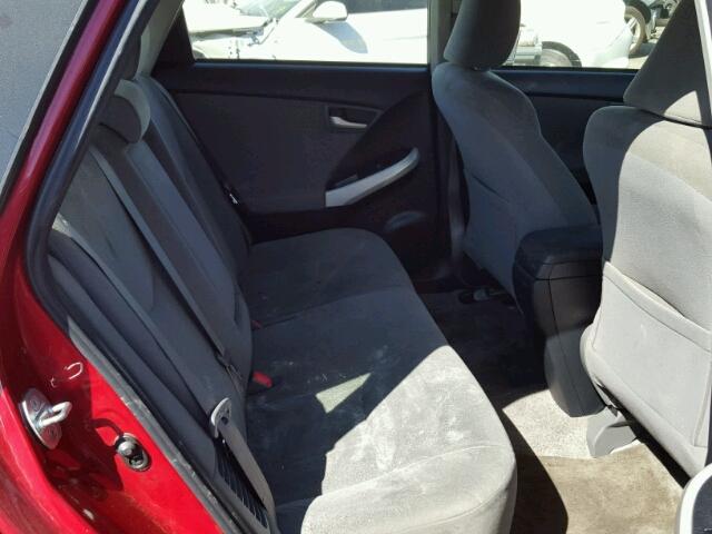 JTDKN3DU7D5640966 - 2013 TOYOTA PRIUS 红色 照片 6