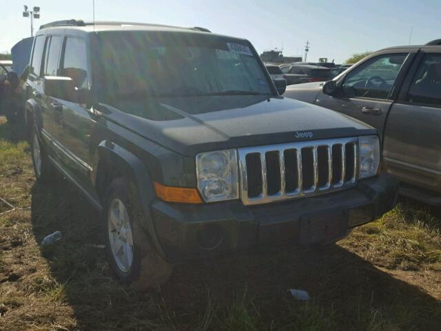 1J8HH48K67C607739 - 2007 JEEP COMMANDER GREEN photo 1