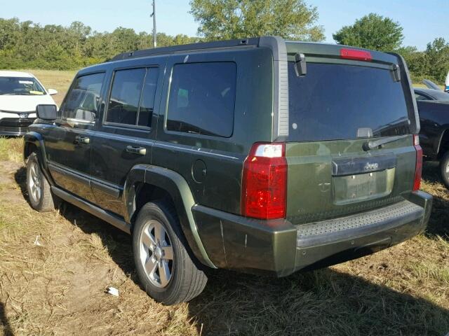 1J8HH48K67C607739 - 2007 JEEP COMMANDER GREEN photo 3