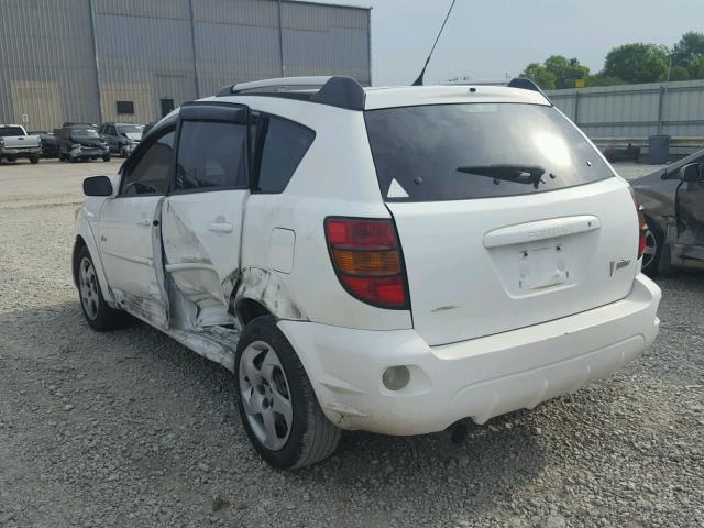 5Y2SL67896Z411609 - 2006 PONTIAC VIBE WHITE photo 3