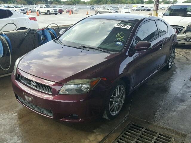 JTKDE167360109390 - 2006 TOYOTA SCION TC BURGUNDY photo 2