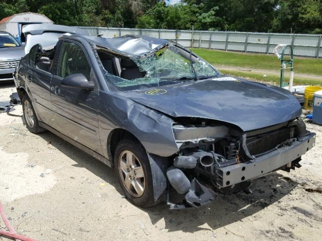 1G1ZT52895F332675 - 2005 CHEVROLET MALIBU LS ნაცრისფერი ფოტო 1