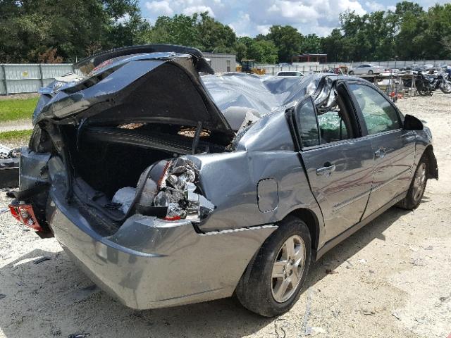 1G1ZT52895F332675 - 2005 CHEVROLET MALIBU LS ნაცრისფერი ფოტო 4