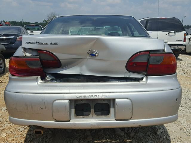 1G1NE52J83M522715 - 2003 CHEVROLET MALIBU LS SILVER photo 9