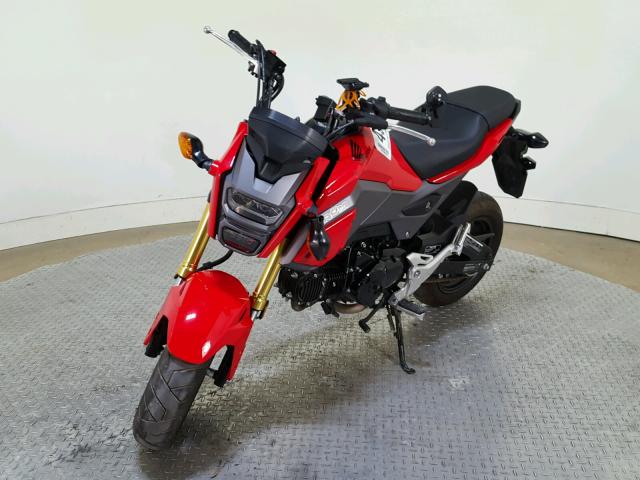 MLHJC611XH5202944 - 2017 HONDA GROM 125 RED photo 4