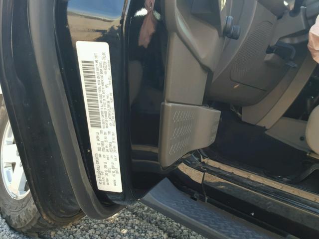 1J4FA54107L200158 - 2007 JEEP WRANGLER S BLACK photo 10