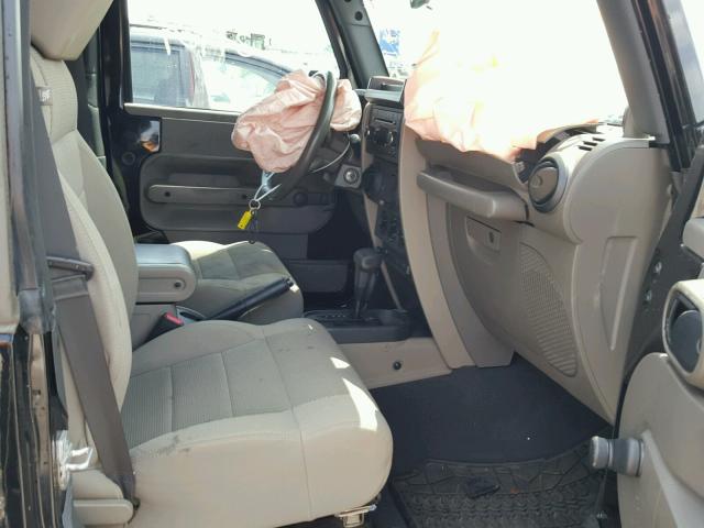 1J4FA54107L200158 - 2007 JEEP WRANGLER S BLACK photo 5