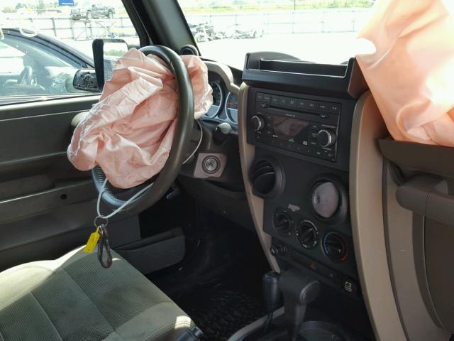 1J4FA54107L200158 - 2007 JEEP WRANGLER S BLACK photo 9