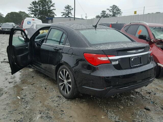 1C3CCBBG7DN720077 - 2013 CHRYSLER 200 TOURIN BLACK photo 3